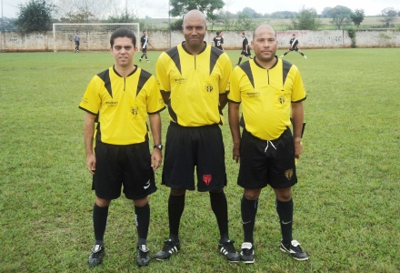 Rafael , Ricardo e Everaldo, os árbitros